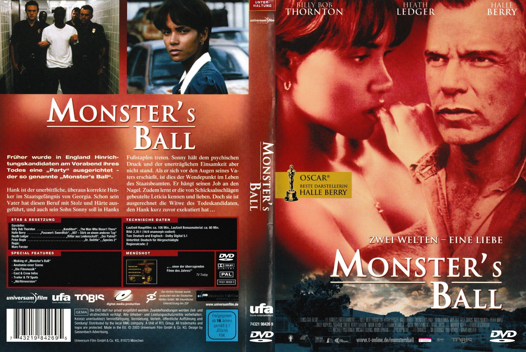 Tutti i DVDs: DVD - Monster's Ball – Usato da Langnau am Albis venduto da MediaRescuerKeLoX