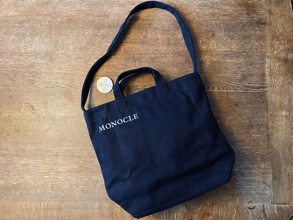 Monocle tote bag sale