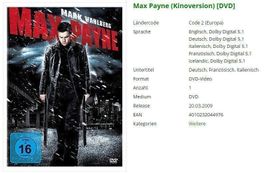 Max Payne (Kinoversion) [DVD]