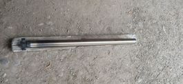 Metallrohr Edelstahl L.113,5cm D.6cm gebraucht