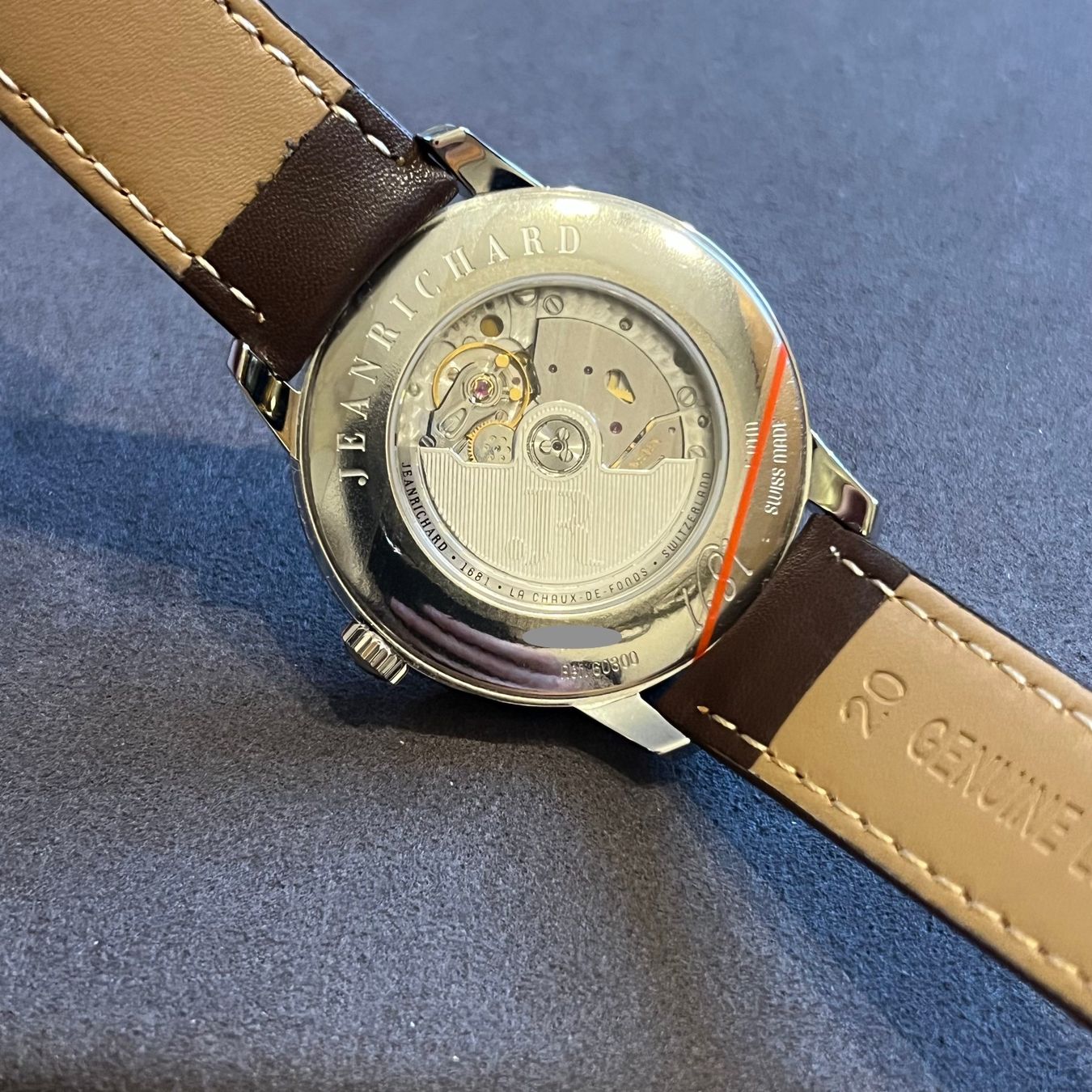 JeanRichard Orologi: JeanRichard 1681 AFF3 Green Dial Automatic 6030 – Usato da Carouge GE venduto da Watchaser 4