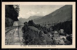 AK Weissenburg, Teilansicht mit Station und Niesen