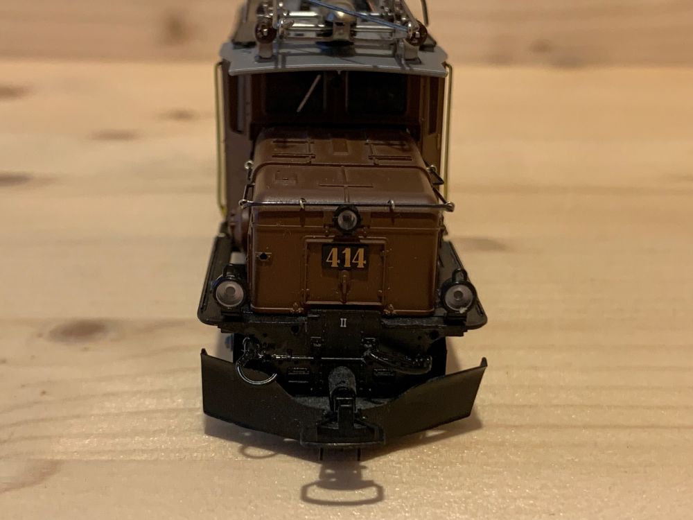 Bemo Modelleisenbahnen: BEMO RhB Ge 6/6 I 414 Krokodil, ESU Digital OVP – Gebraucht aus Disentis/Mustér von Zbot28 5