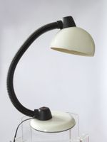 Vintage Schreibtischlampe mit flexiblem Arm weiss