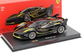 Ferrari FXX-K #44 2015-2017 schwarz / Decor 1:43 von Bburago
