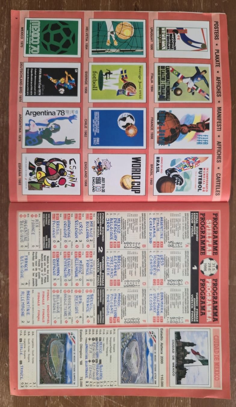 Panini Album: Album Mexique 86 Panini complet – Usato da Courtion venduto da RuiBraga 2