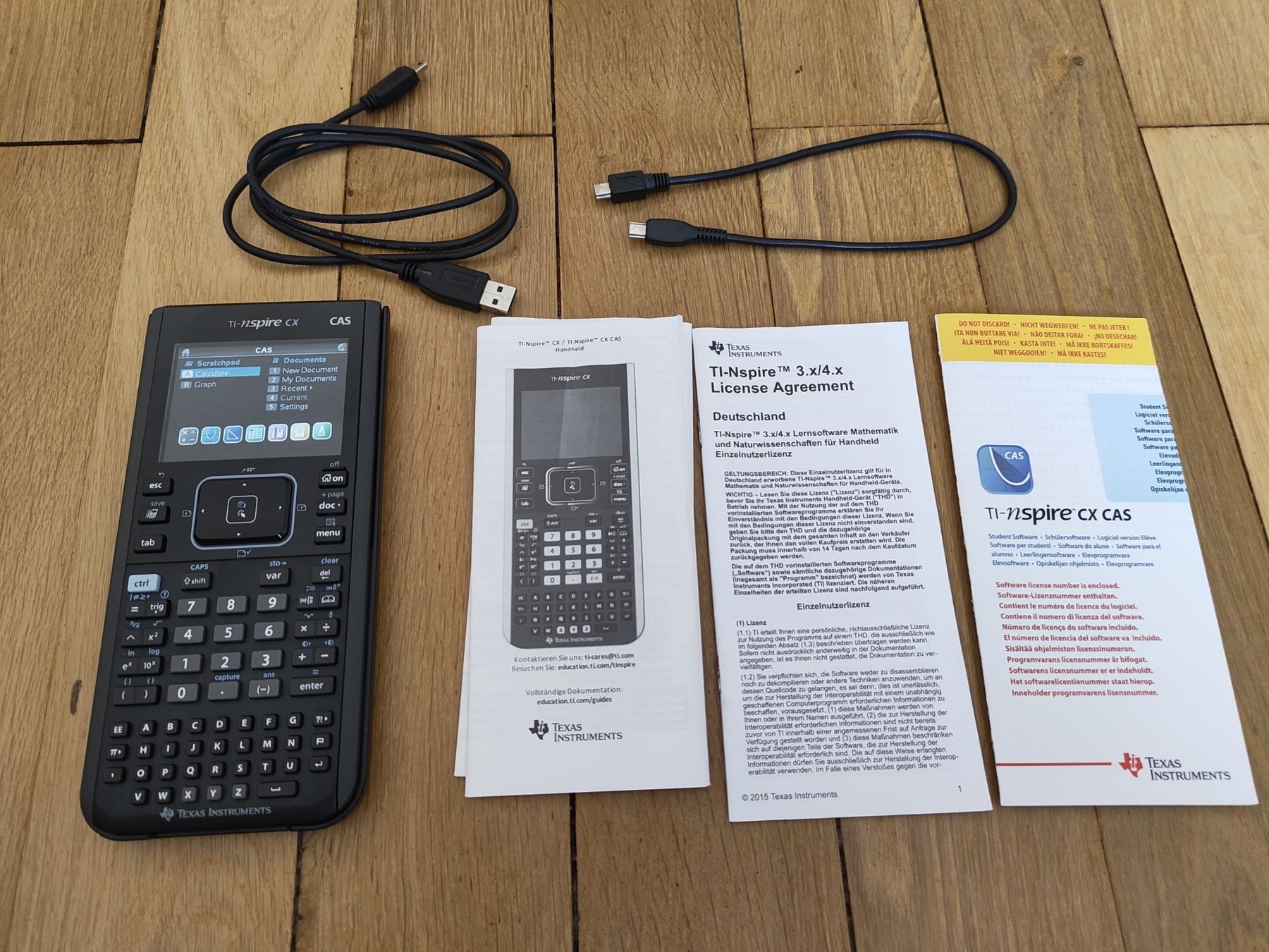 Texas Instruments Calcolatrici tascabili: TI-Nspire CX CAS – Usato da Basel venduto da mar_x2m6