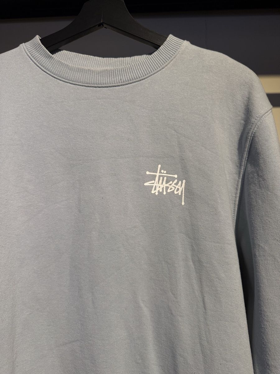 Stüssy Pullover & Sweatshirts: Stüssy Sweatshirt - Light Blue, Size M – Neu (gemäss Beschreibung) aus St. Gallen von trxcy 1
