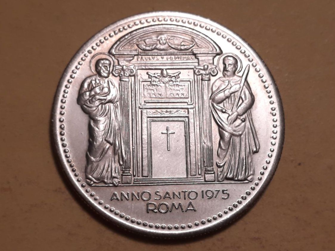 Medaglie: Medaille Roma Anno Santo 1975 versilbert – Usato da Buchs SG venduto da numispatica