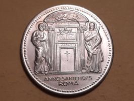 Medaille Roma Anno Santo 1975 versilbert