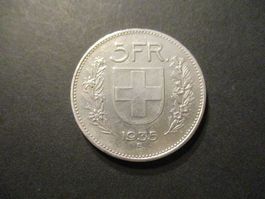 5.- Fr  1935  Superbe pièce  Qualité  Top du  top