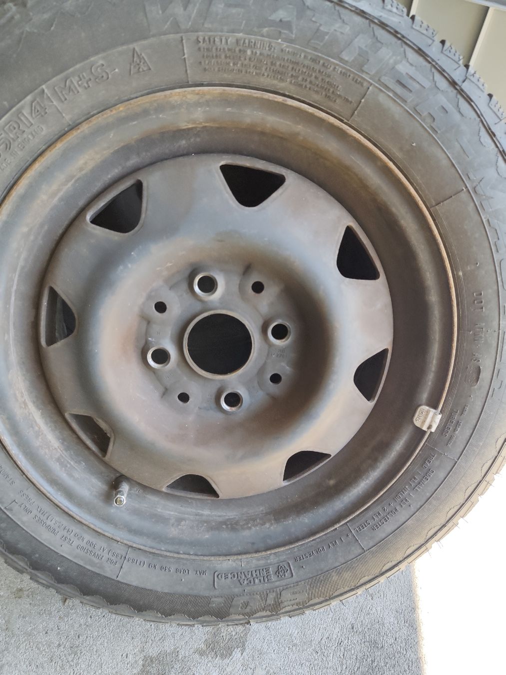 Pneumatici & Ruote complete: Stahlfelgen zu Audi 80 B3 – Difettoso da Rebstein venduto da andi322 1
