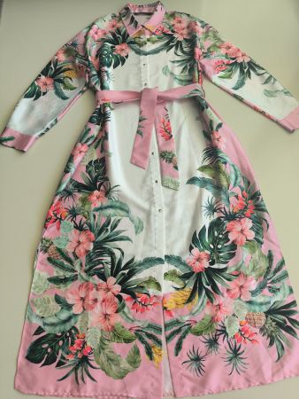 Wunderschönes Hemdblusenkleid von Zara in Größe XL