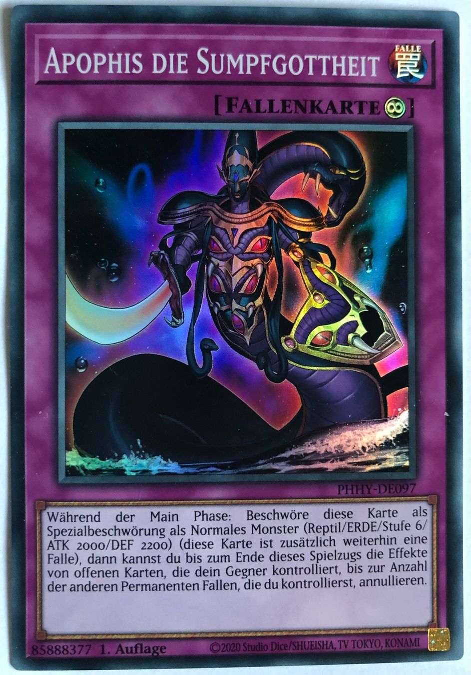 Yugioh Sammelbilder & Trading cards: YuGiOh Apophis die Sumpfgottheit | SR – Gebraucht aus Altstätten SG von ChangeMaker