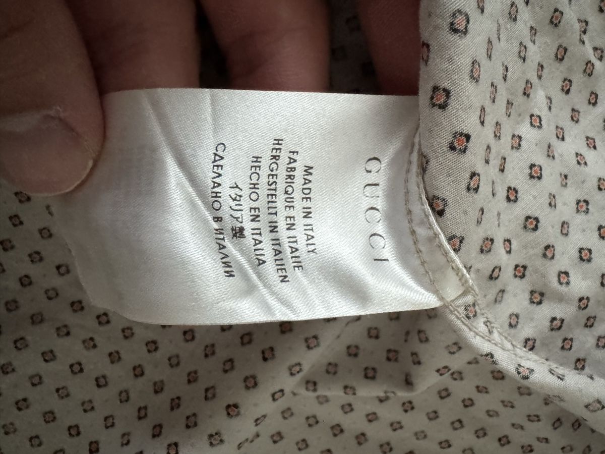 Gucci Camicie: Gucci Hemd mit Muster – Usato da Winterthur venduto da VIadimirG 3