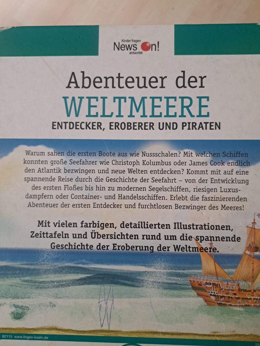 Libri: Buch Abenteuer der Weltmeere – Usato da Bazenheid venduto da Corsche 1