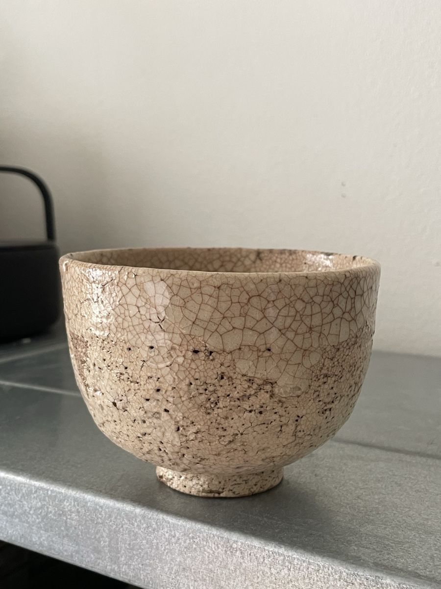 Ciotole: Hagi Ware alte Japan chawan tee tasse  – Usato da Basel venduto da Amechan. 5