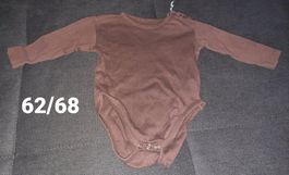 Baby Body Gr. 62/68 Braun Langarm