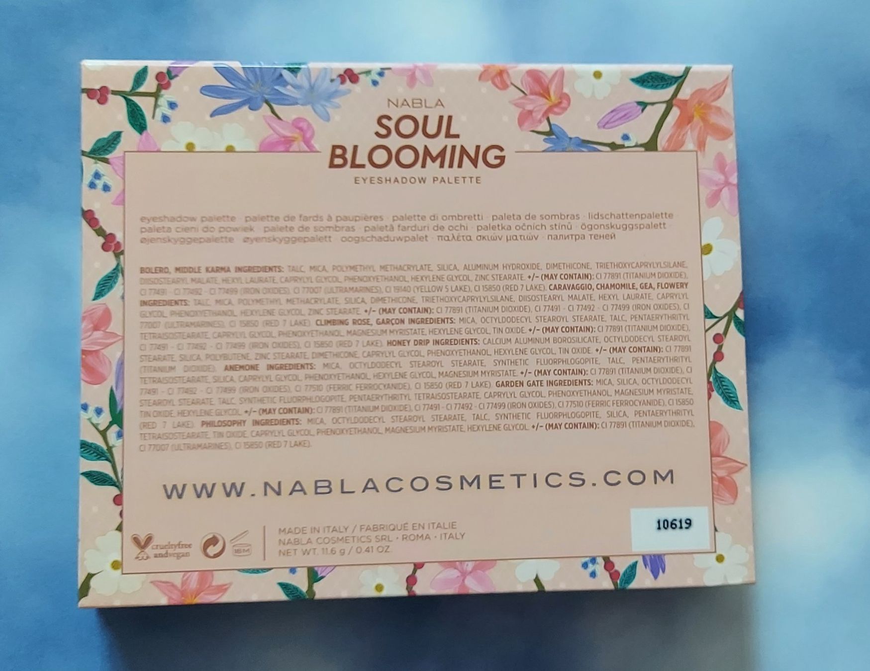 Maquillage: Nabla Soul Blooming Eyeshadow Palette – D'occasion à Läufelfingen par Rubine 2