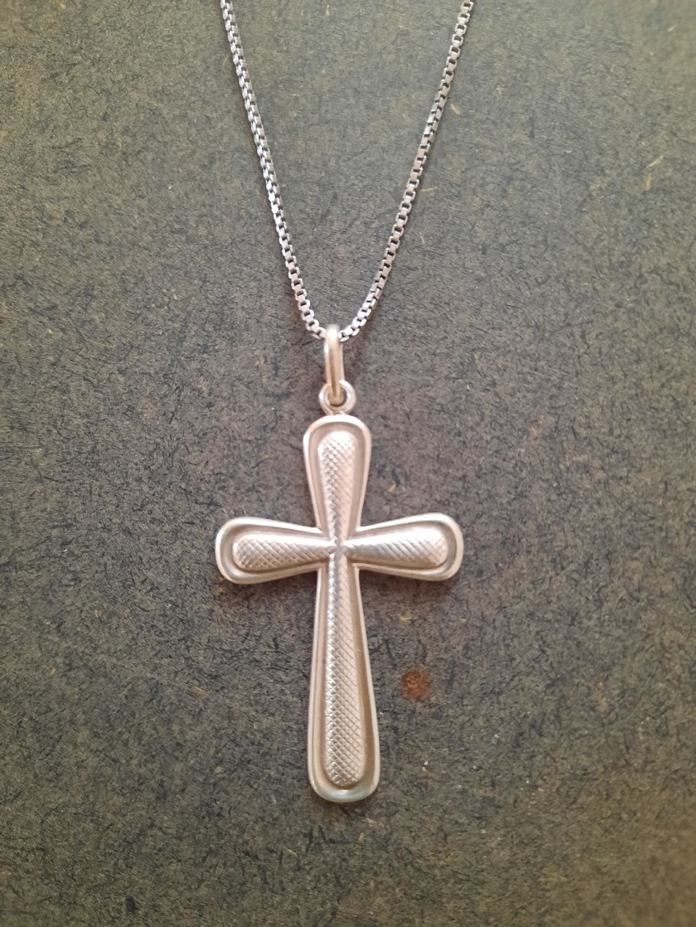 Catenine: Silberkette 925 mit Kreuz Vintage – Usato da Nottwil venduto da mar_jqm7