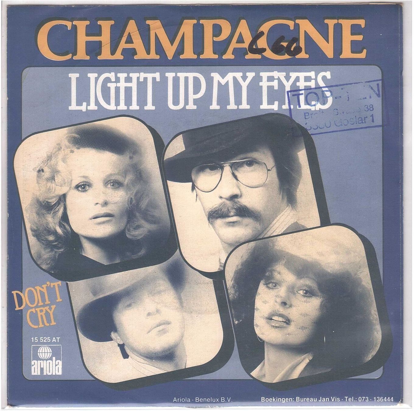 Dischi in vinile: Single7  Champagne  --  Light up my eyes – Usato da Rheinau venduto da thealbum