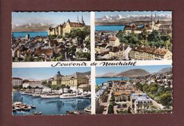 Souvenir de NEUCHÂTEL - 4 images - 1961