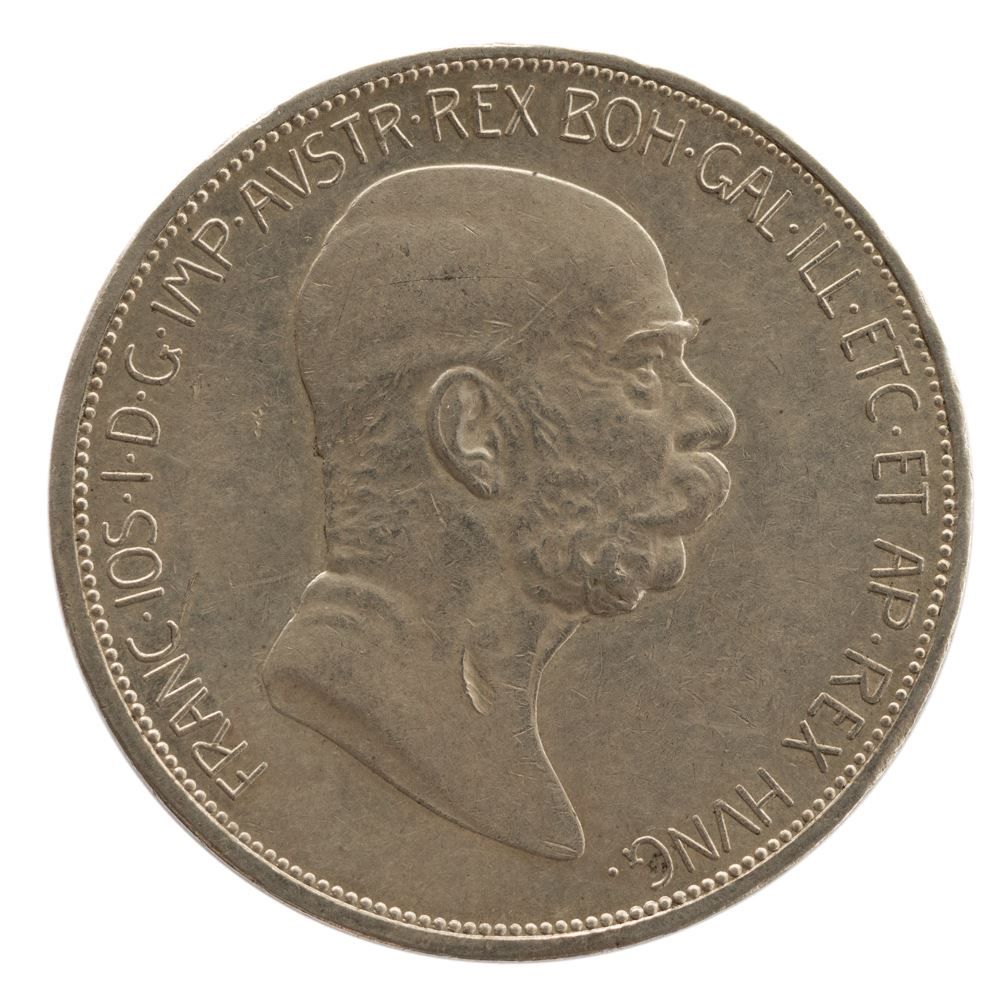 Alle Münzen: Österreich / Ungarn 5 Kronen 1908 Silber – Gebraucht aus Rotkreuz von Swiss-Coins 1