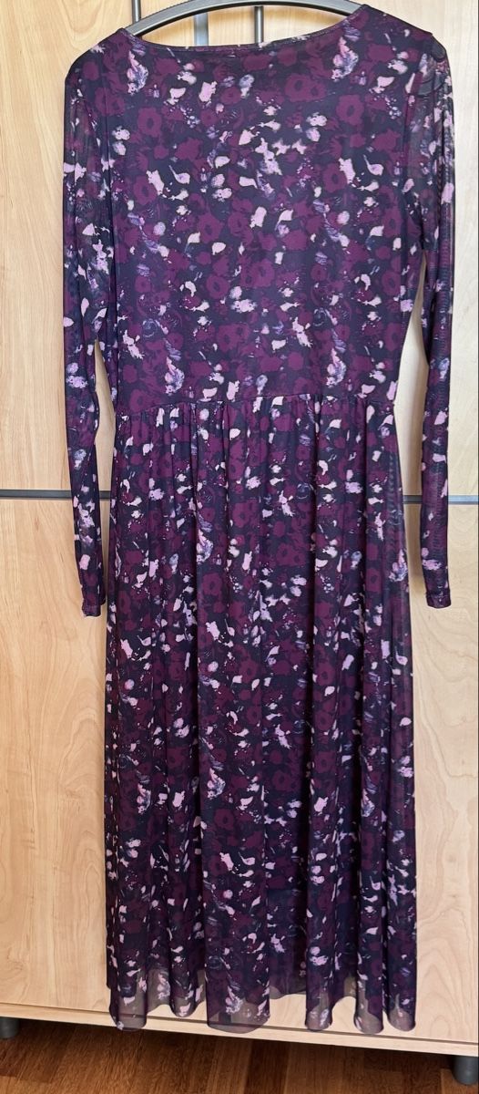 Tom Tailor Kleider: Robe Tom Tailor imprimée violette taille 38 – Neu (gemäss Beschreibung) aus Boudry von ren_k2vs 1