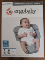 Ergobaby Easy Snug Infant Einsatz Grau - ungebraucht!