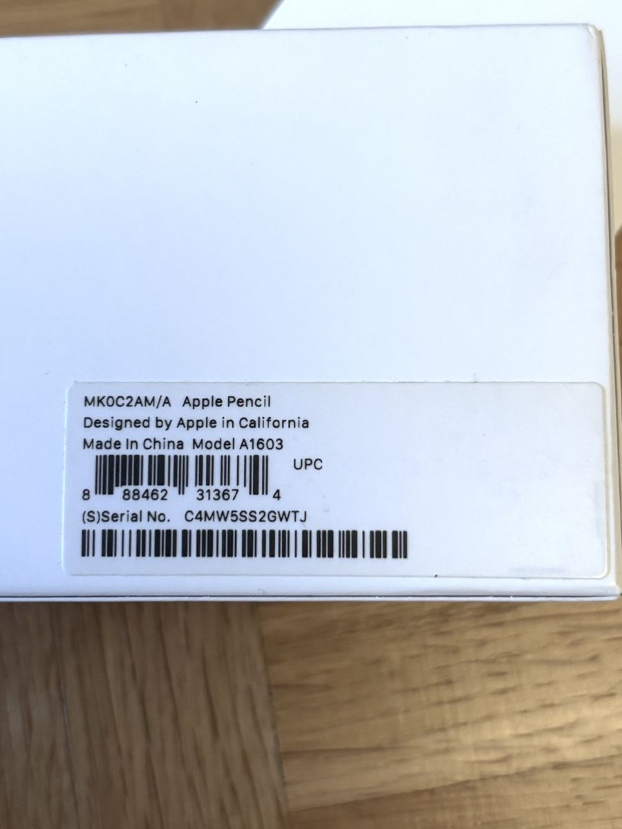 Apple Stifte & Marker: Apple Pencil 1st Gen, white, with box – Gebraucht aus Regensberg von akon_ch 1