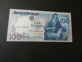 Portugal 1984, 100 Escudos  -   ungefaltet