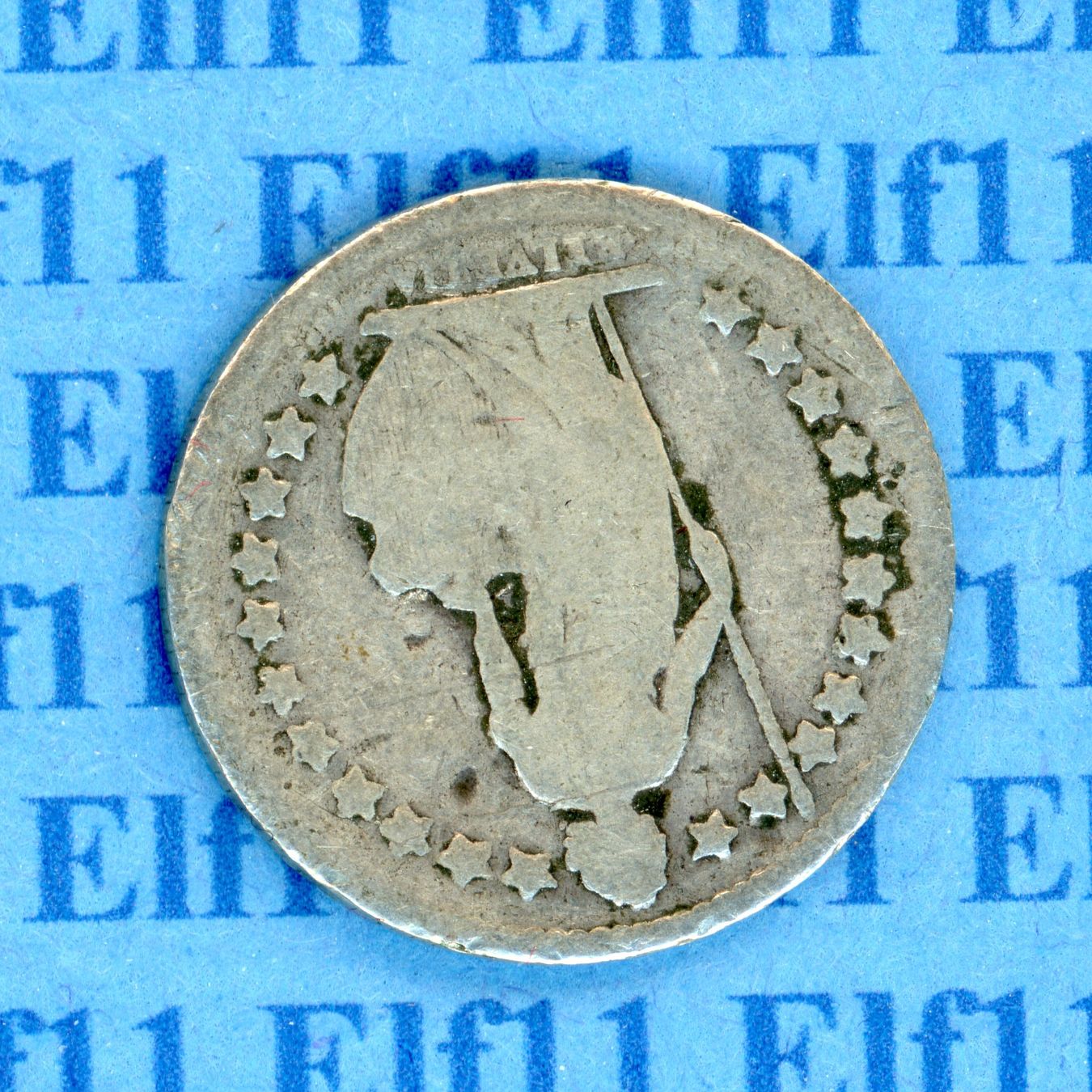 Tutti le monete: CHF___0.50 1901 s 50 Rappen – Usato da Widnau venduto da Elf11 1
