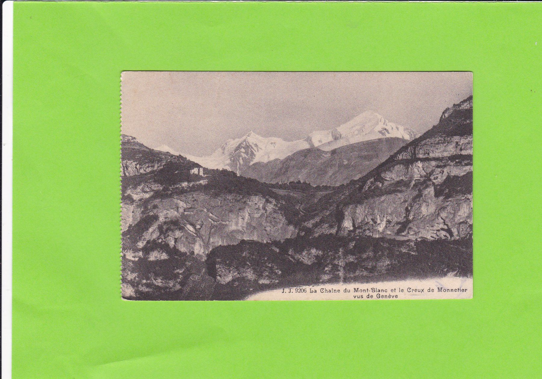 Cartoline postali: La Chaine du Mont Blanc – Usato da St. Peterzell venduto da neckertal