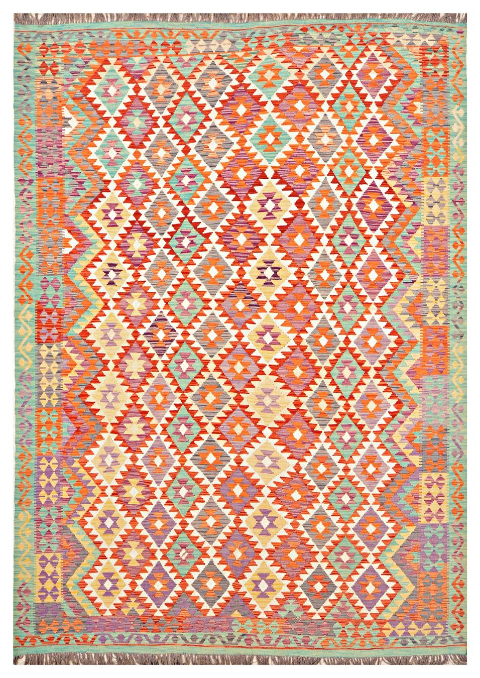 Kelim Tappeti: Oriente Kelim Teppich 345x250 cm – Nuovo e nell'imballaggio originale da Lahore venduto da Fairways79 7