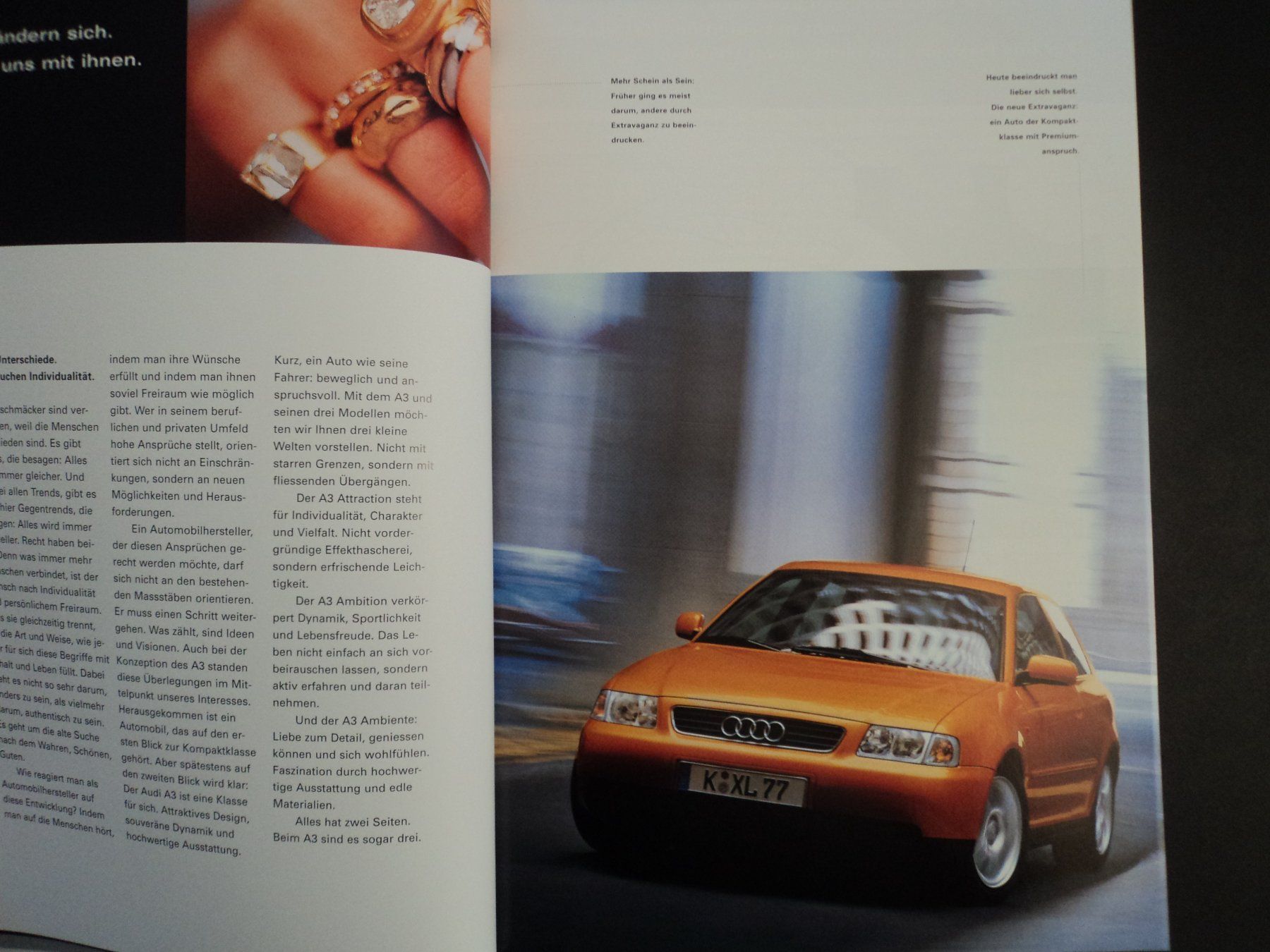 Audi Documenti: Prospekt Mappe Audi A3 1999 – Usato da Schwarzenburg venduto da modelCARama 4