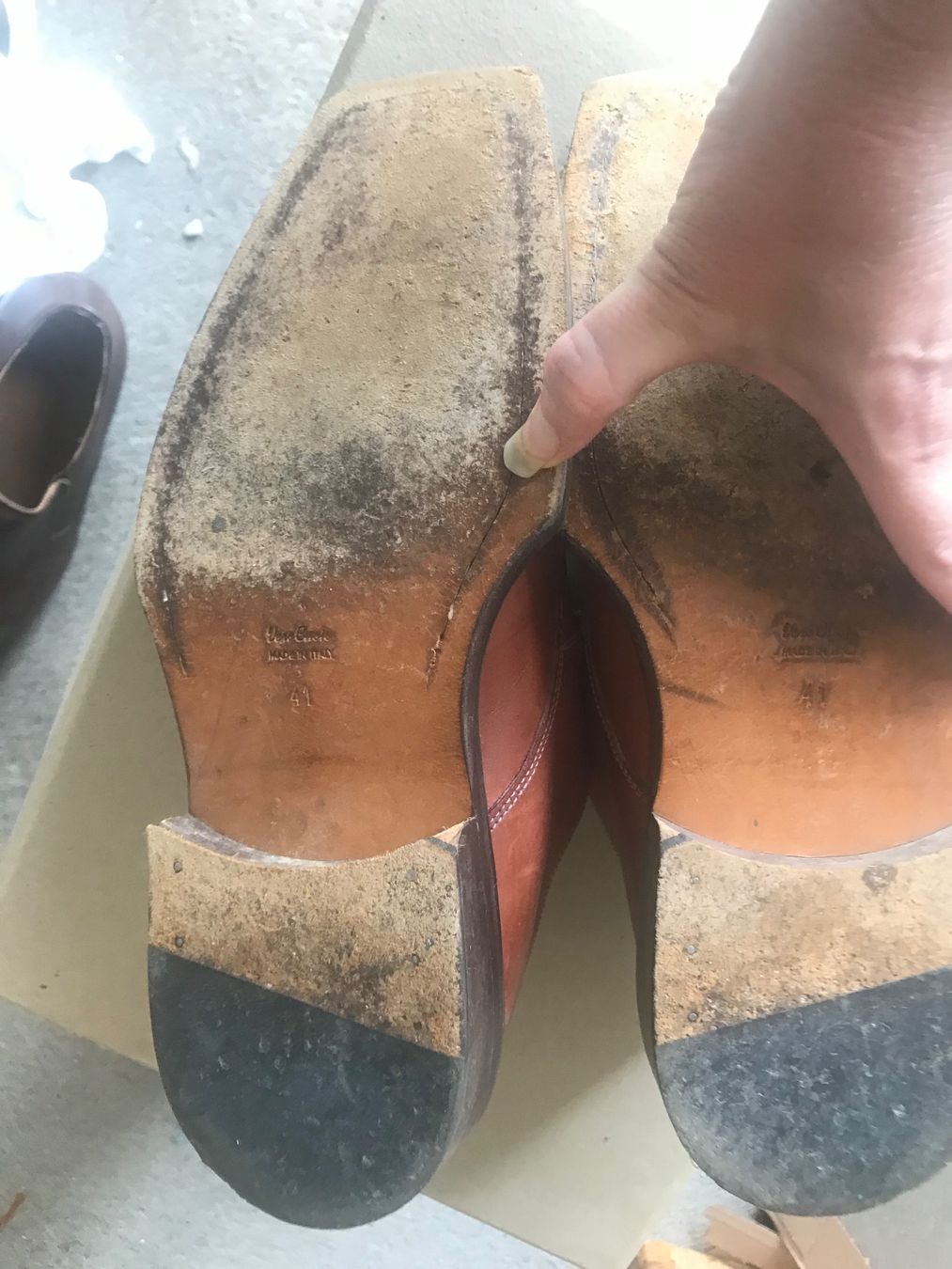 Scarpe da uomo: Herren Schuhe Cox and Wilson Grösste 41 – Usato da Opfikon venduto da Sonnenuntergang12 3
