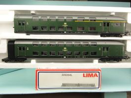 Lima H0 309264L Doppelstockwagen Set