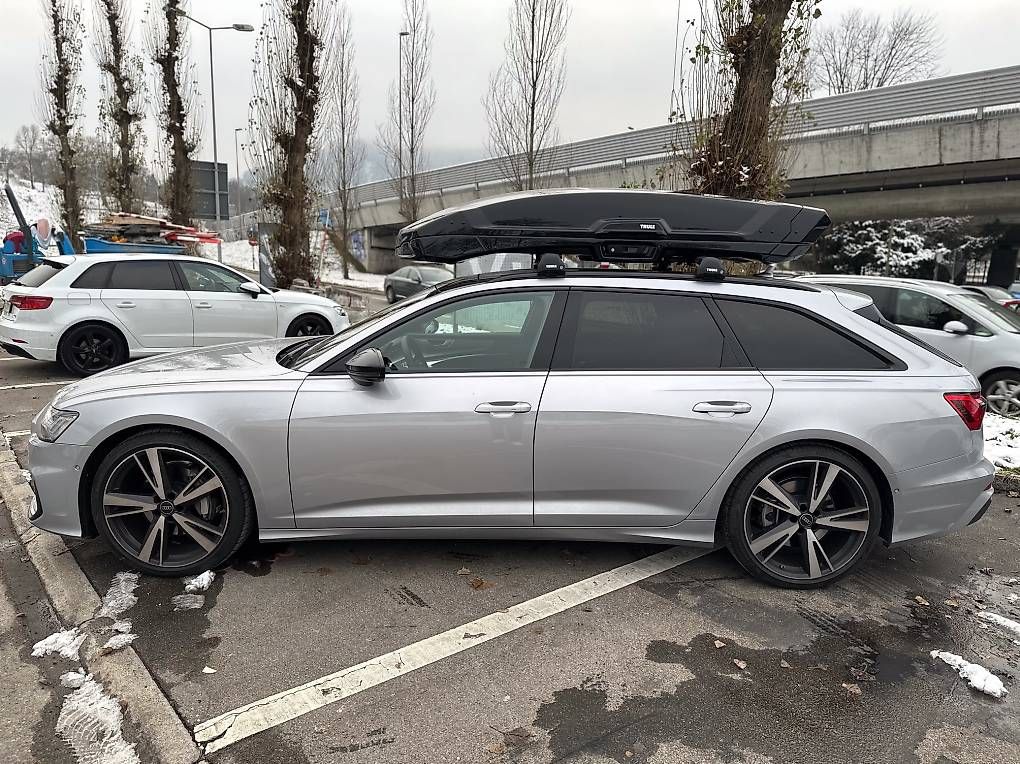 Thule Box da tetto: Thule Dachbox Vector L Black Metallic – Usato da Wettingen venduto da et13nne