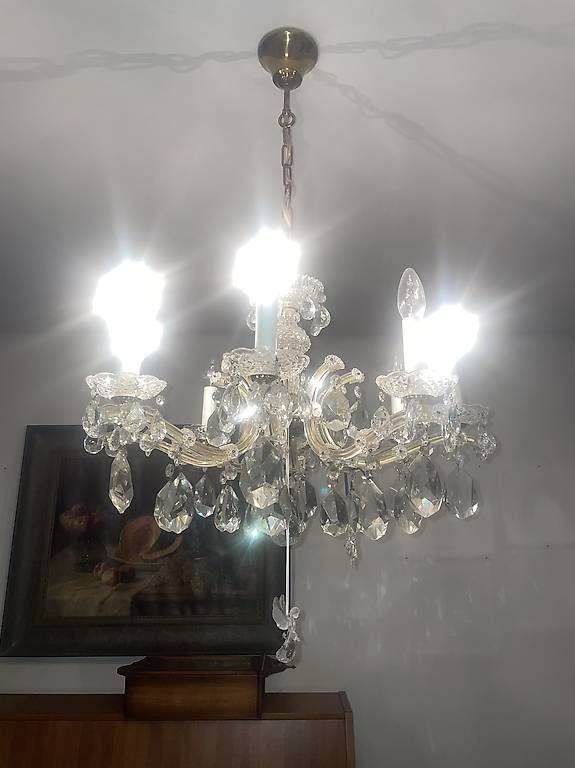 Lampadari & plafoniere: antiker Kristall-Kronleuchter – Usato da Schaffhausen venduto da livianoa 1