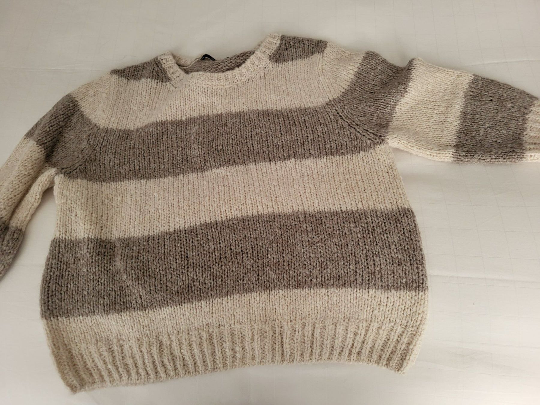 Maglioni & Felpe: Oui Strickpullover gestreift, 3/4 Arm, Gr. 40 – Usato da Grüsch venduto da Marianna05 1