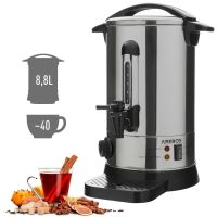 AREBOS Glühweinkocher Edelstahl 8,8 L