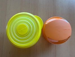 Tupperware Zwiebelschneider + 500ml Dose mit Flexideckel
