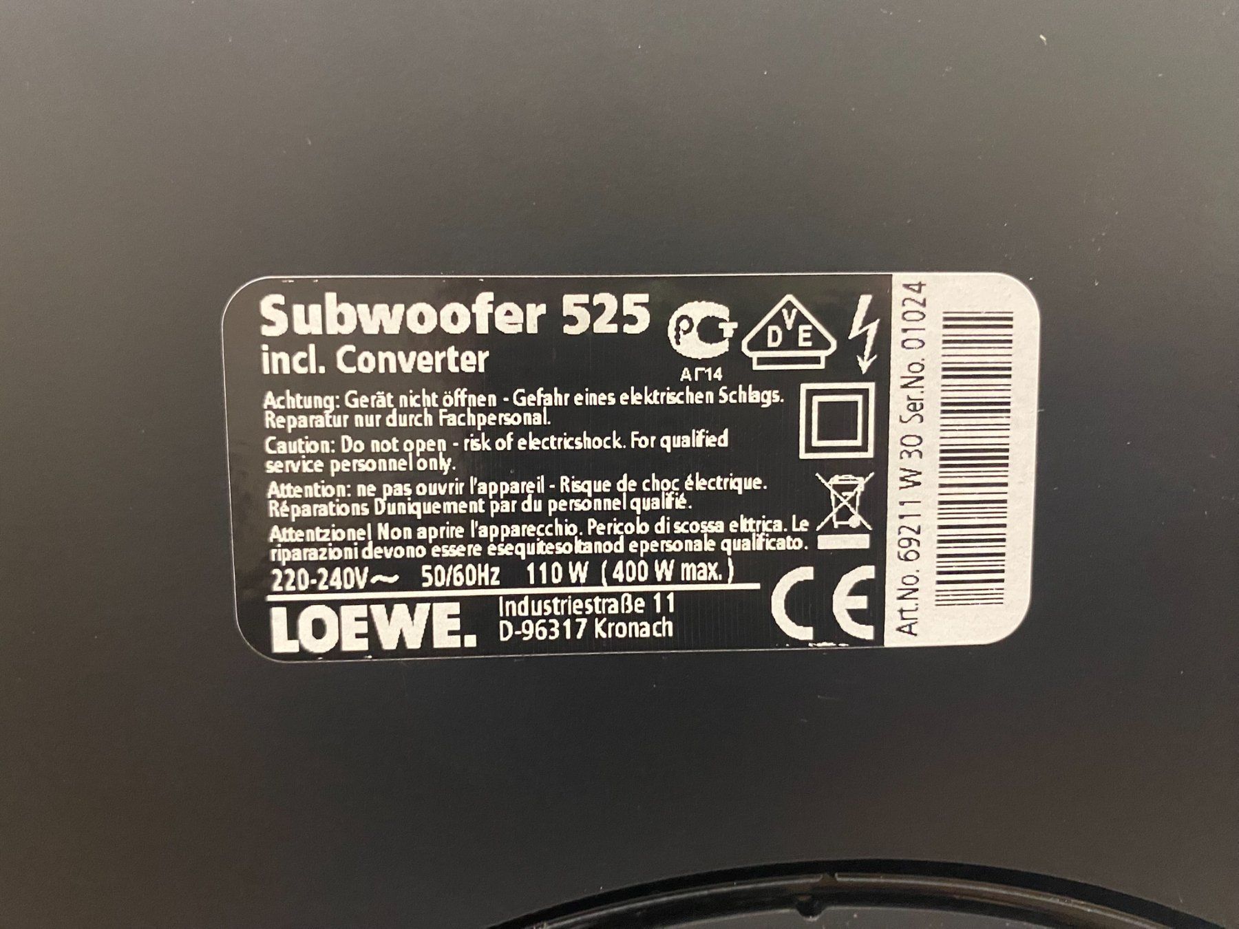 Loewe Casse acustiche: Loewe Lautsprecher System – Usato da Hochdorf venduto da av-electronics 6