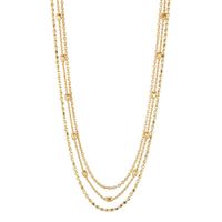 Collier Silber gelb vergoldet 41-43 cm verstellbar, Rhomberg