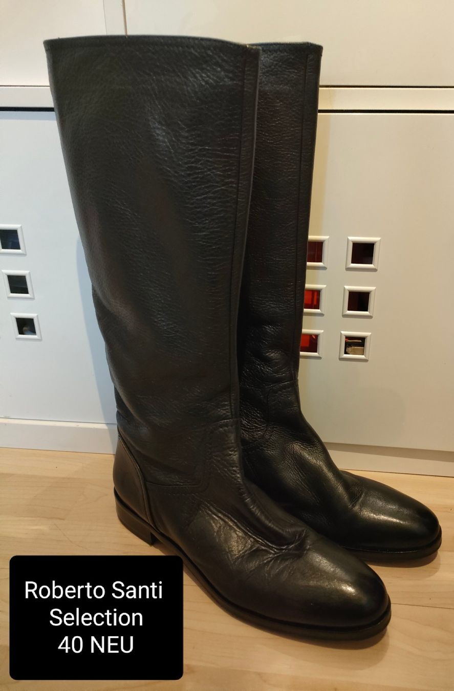 Roberto Santi Damenschuhe: Roberto Santi Lederstiefel, Gr. 40 – Neu und originalverpackt aus Stachen von TMCreation