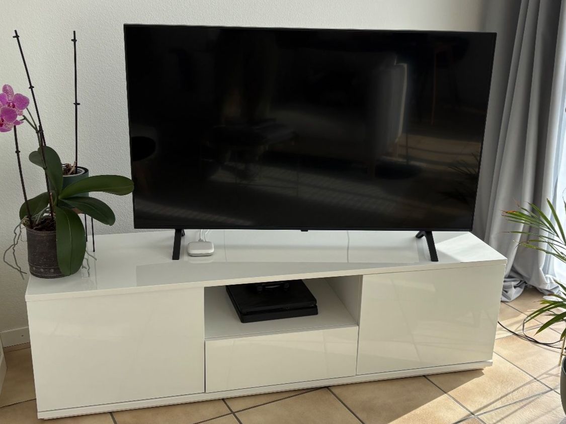 Pfister Mobili TV: Meuble TV blanc laqué moderne - Pfister – Usato da Matran venduto da ann_scf8 1