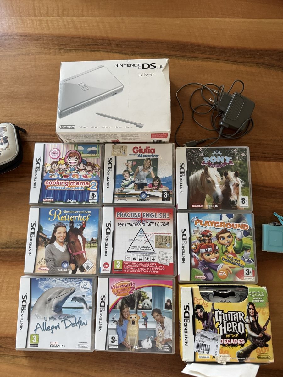 Nintendo Console: Nintendo DS lite, silber + Spiele – Usato da Emmenbrücke venduto da Florentina27 4