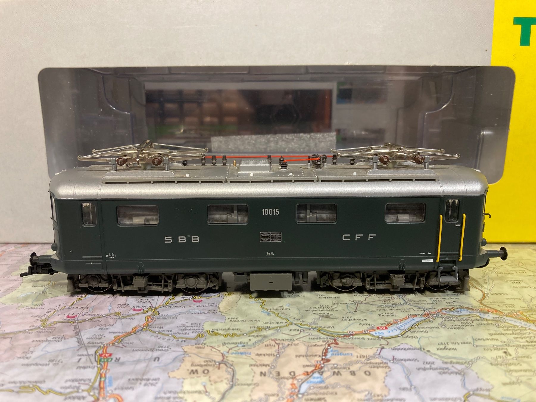 Trix Trains électriques: Schweizer Post Zug Herba mit Trix Re 4/4 I HO DCC – D'occasion à Jona par Bra-Aug 3