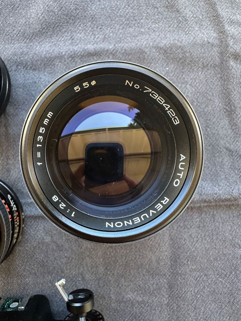 Fotocamera: Pack RevueFLEX 5005 + 35mm + 55m + 135mm – Usato da Thônex venduto da sui_001 4