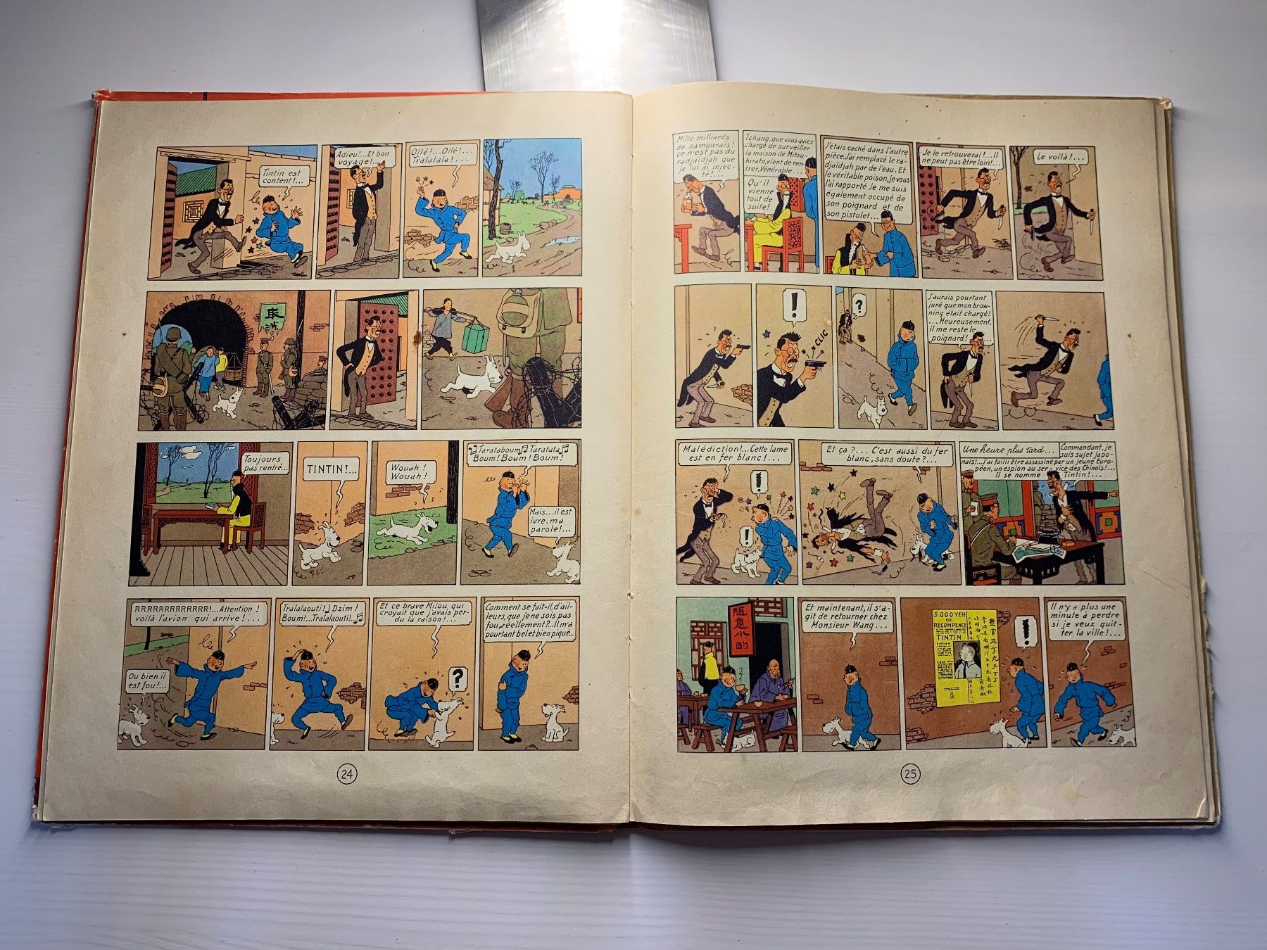 Comics: LES AVENTURES DE TINTIN -1957 – Gebraucht aus Affoltern am Albis von Sveta75 6